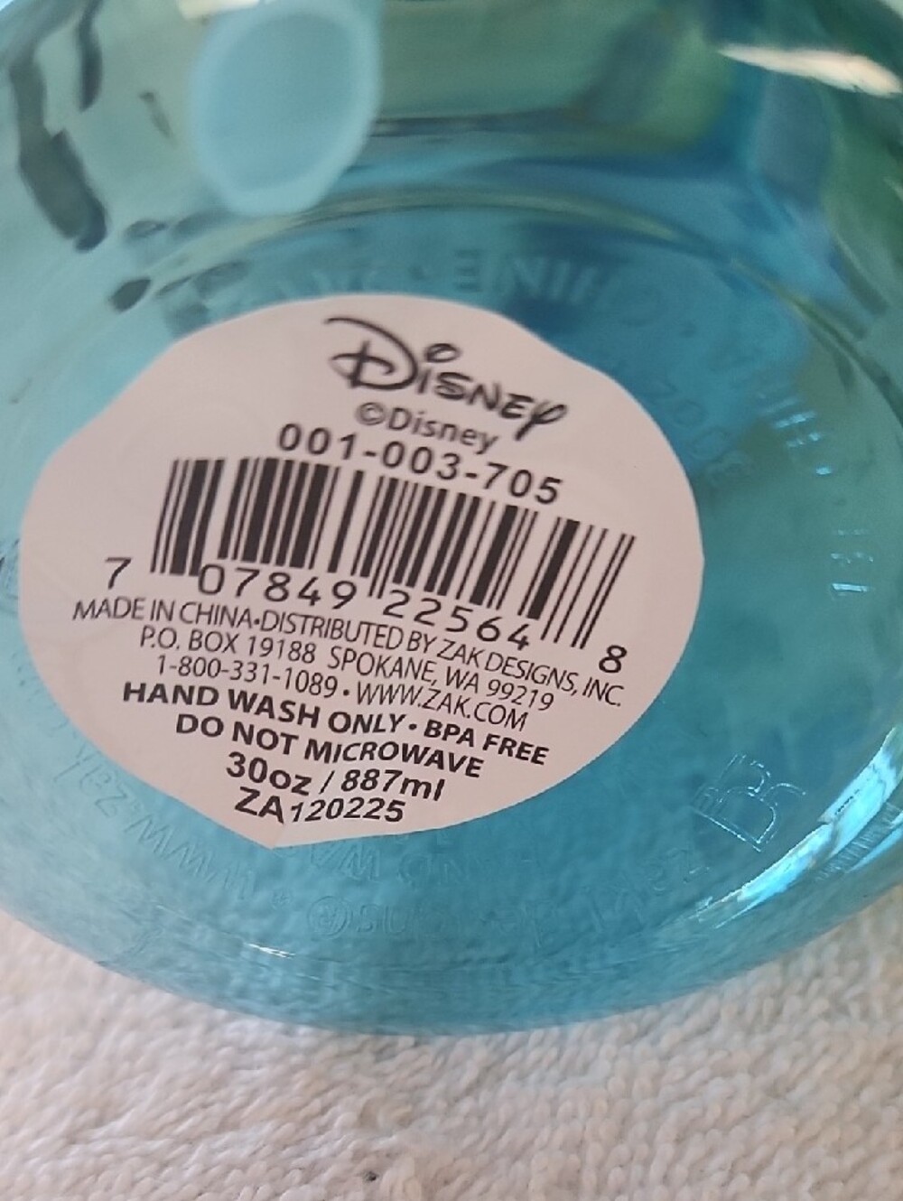 2 Kids' Toy Story Woody And Jessie Flip-Spout Water Bottles — Blue and Green - Picture 6 of 7